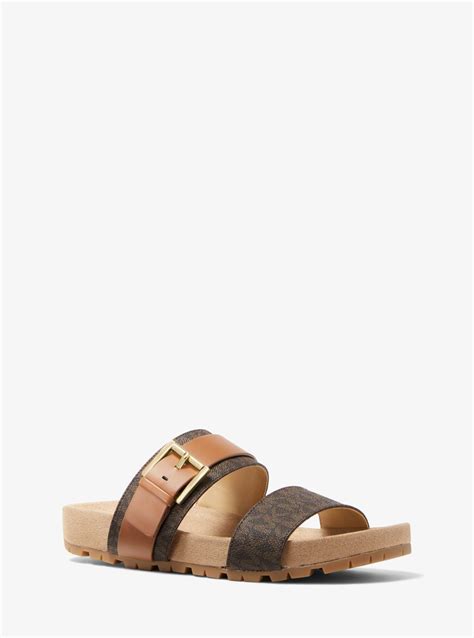 mylah leather sandals